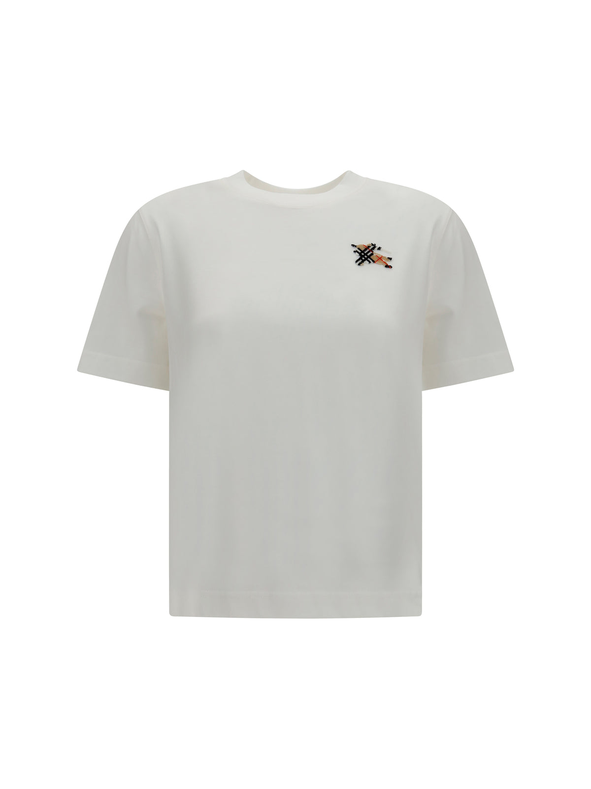 Burberry Knight Check cotton T-shirt - Chalk