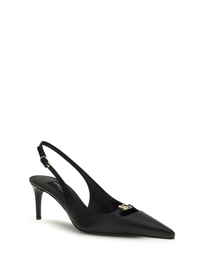 DOLCE & GABBANA Leather slingback Pumps