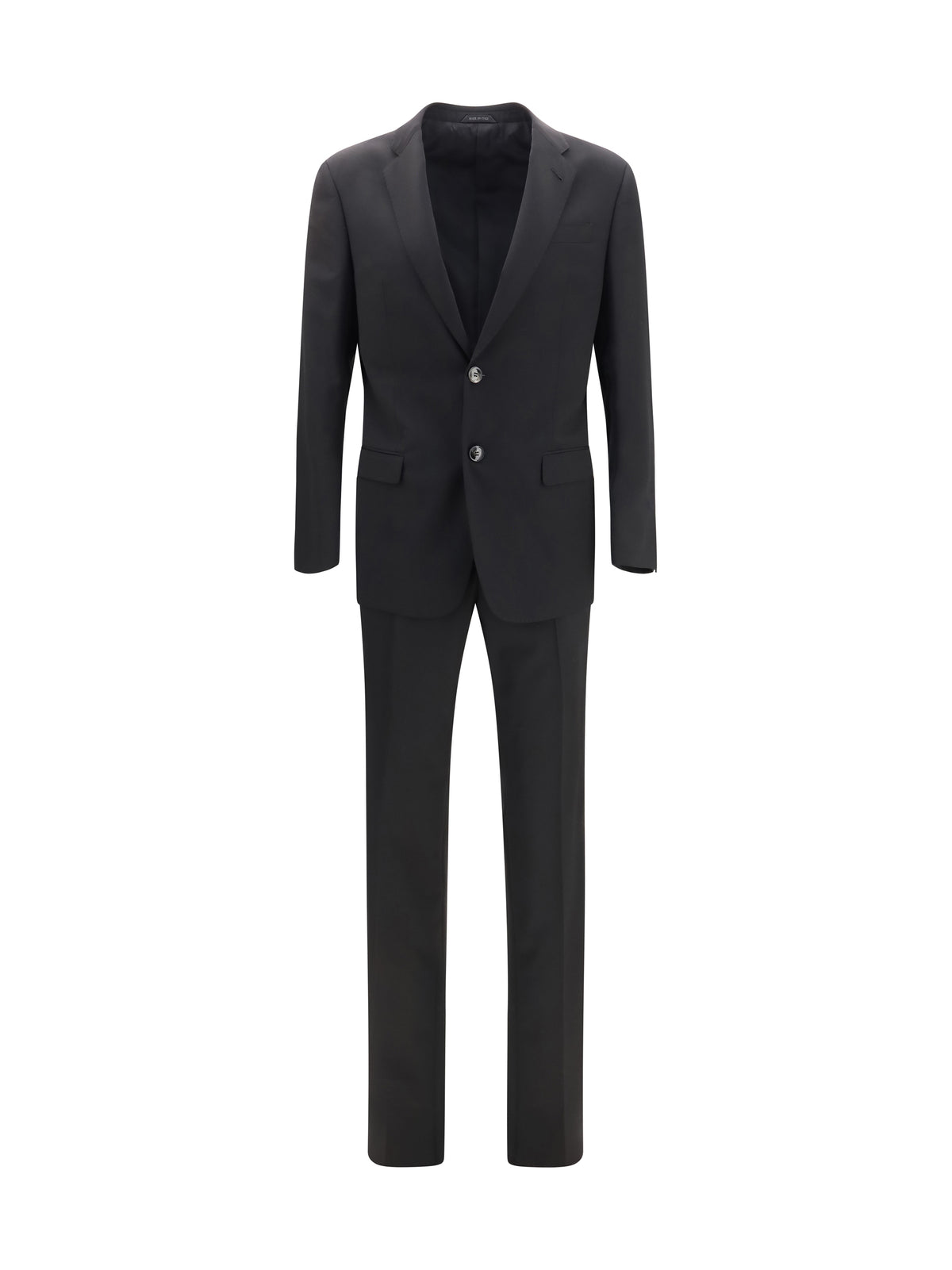 Giorgio Armani Linea soft single breasted Suit in virgin wool - Black