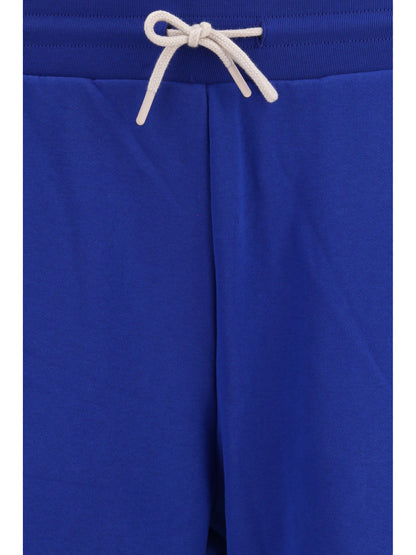 GCDS Side stripe sporty Shorts - Royal Blue/Blue