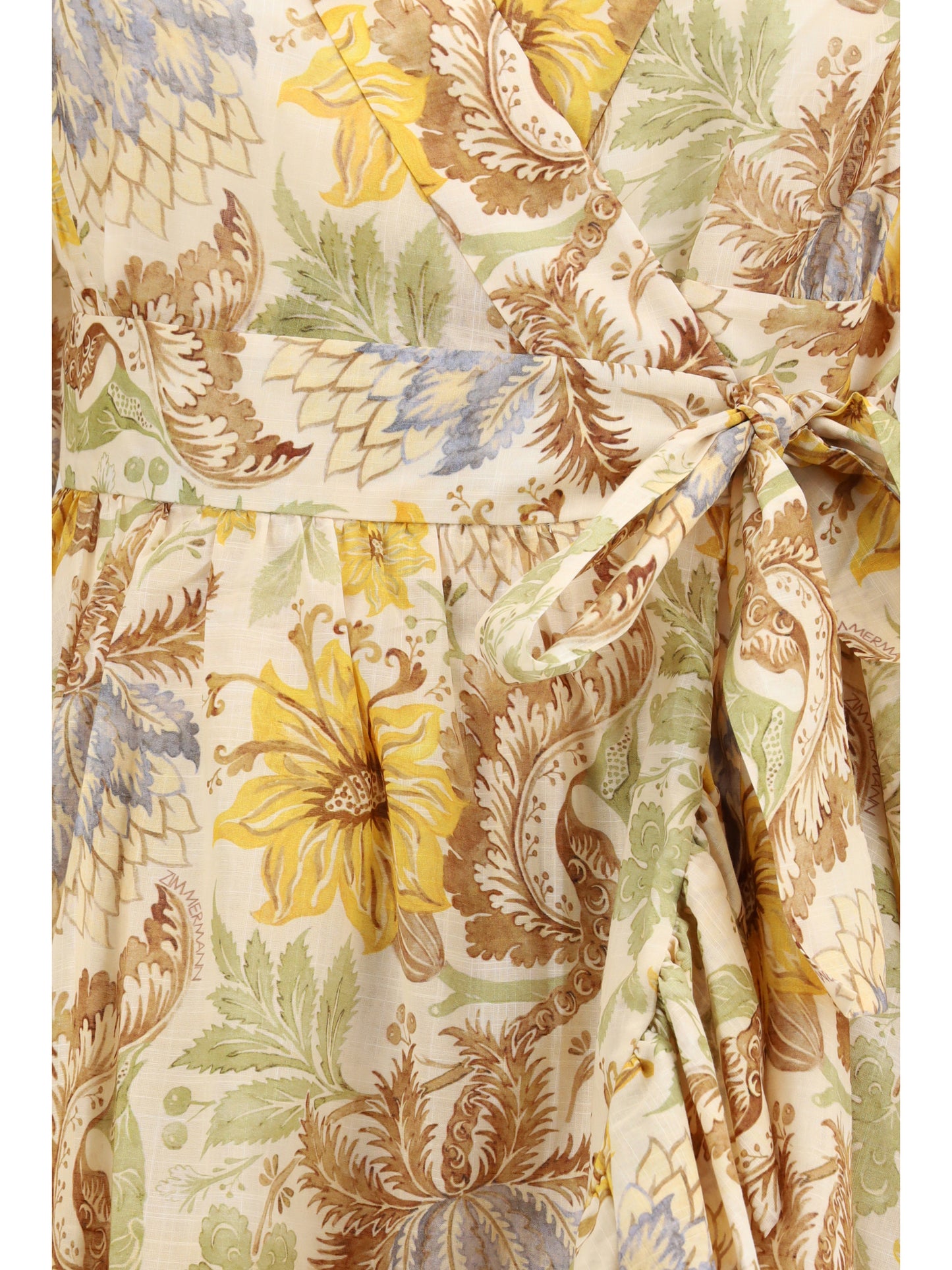 ZIMMERMANN Daylight wrap mini Dress