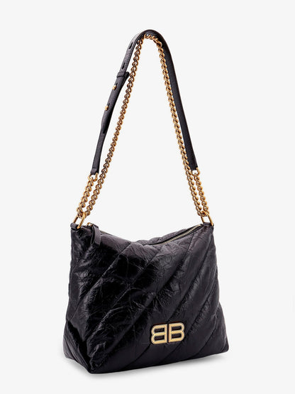 Balenciaga Crush Hobo S Leather Bag