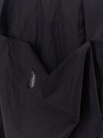 Balenciaga Shirt Effect Cotton Dress
