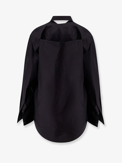 Balenciaga Shirt Effect Cotton Dress