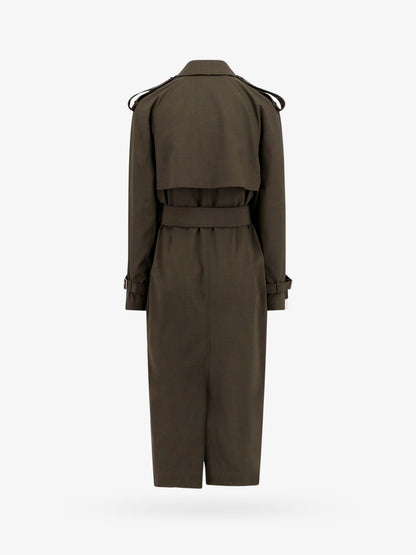 Burberry Stretch Wool Trench