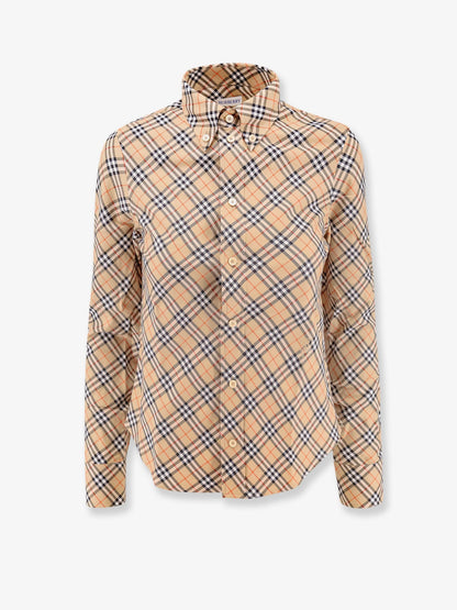 Burberry Traditional Check Organic Cotton T Shirt