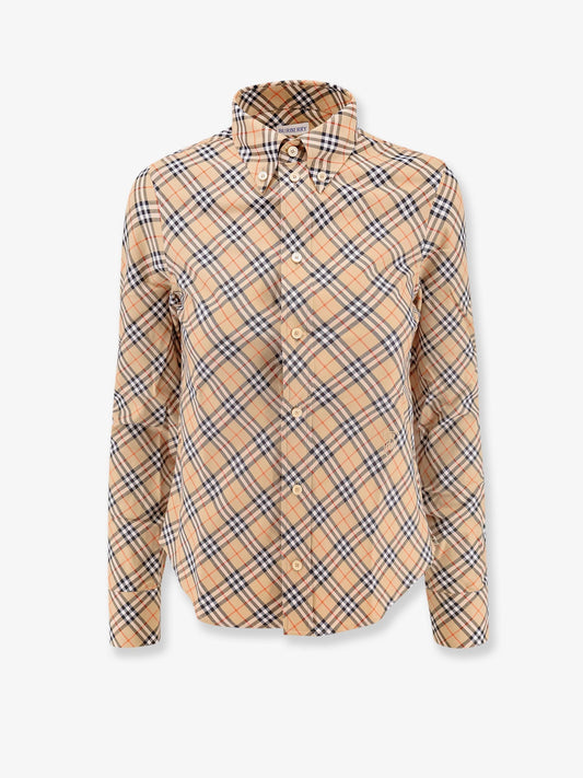 Burberry Traditional Check Organic Cotton T Shirt