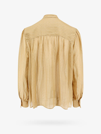 Chloe' Silk Shirt With Lurex Details