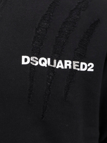 Dsquared2 Cotton Sweatshirt With Dsquared Print