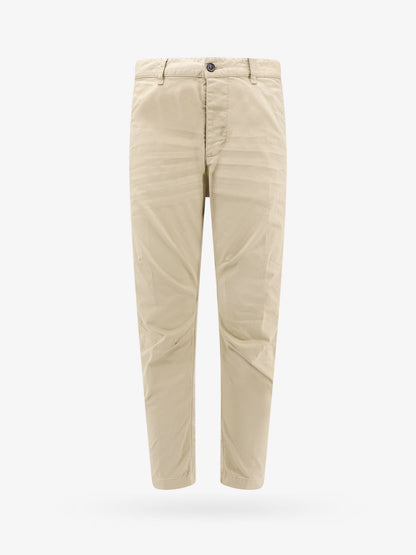 Dsquared2 Cotton Trouser With Back Logo Patch