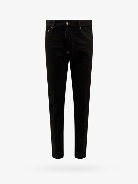 Dsquared2 Cotton Trouser With Back Logo Patch