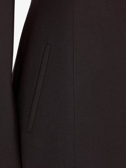 Fendi Grain De Poudre Wool Blazer
