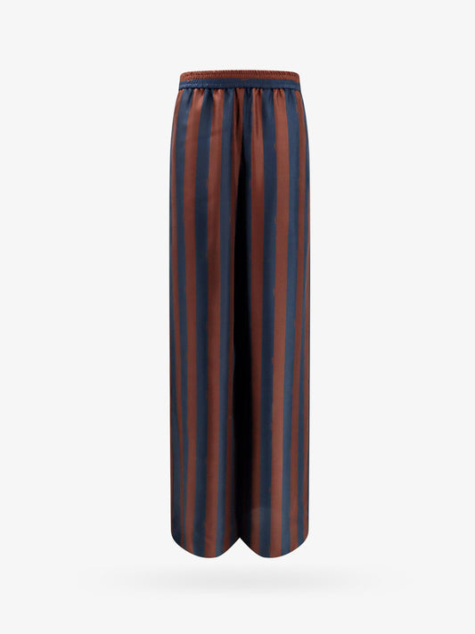 Fendi Silk Trouser With Pequin Stripes