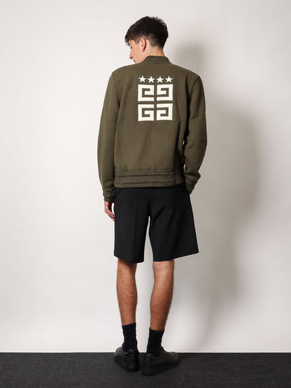 Givenchy Wool Sweatshirt With Back 4g Logo