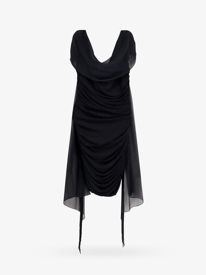 Givenchy Stretch Viscose Dress With Drapery