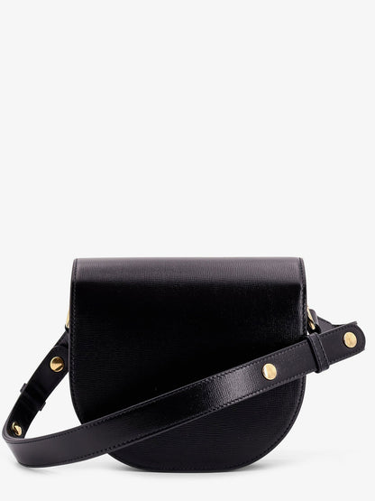 Gucci Leather Shoulder Bag With Iconic Metal Horsebit