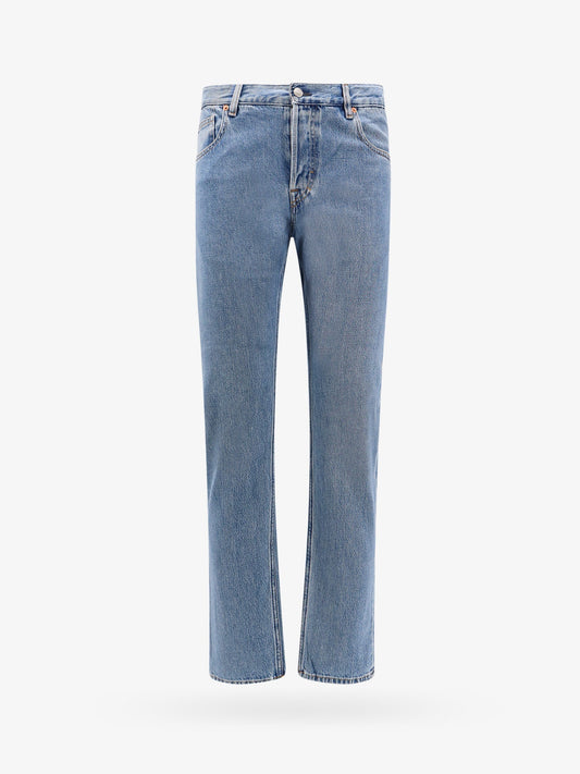 Gucci Cotton Jeans With Back Logo Patch