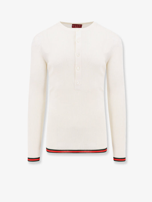 Gucci Ribbed Silk Sweater