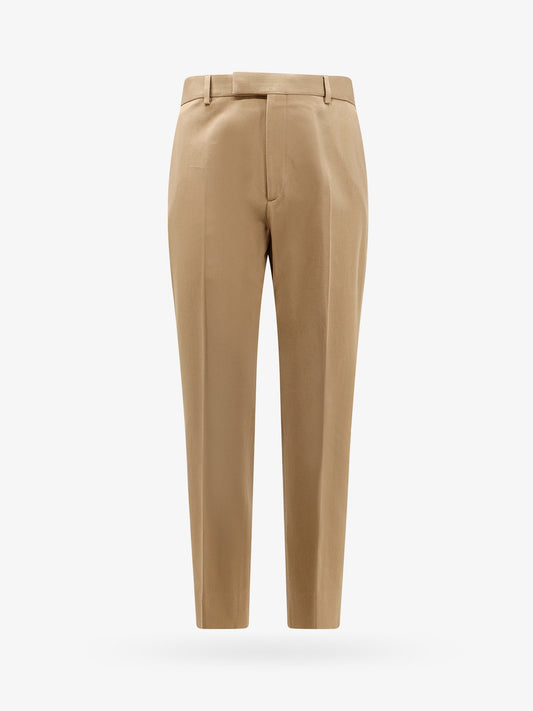 Gucci Cotton Trouser With Web Band Detail