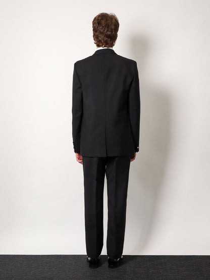 Gucci Mohair And Wool Tuxedo With Gg Metal Button Detail