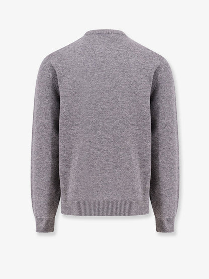 Gucci Wool Sweater With Gucci Inlay On The Front