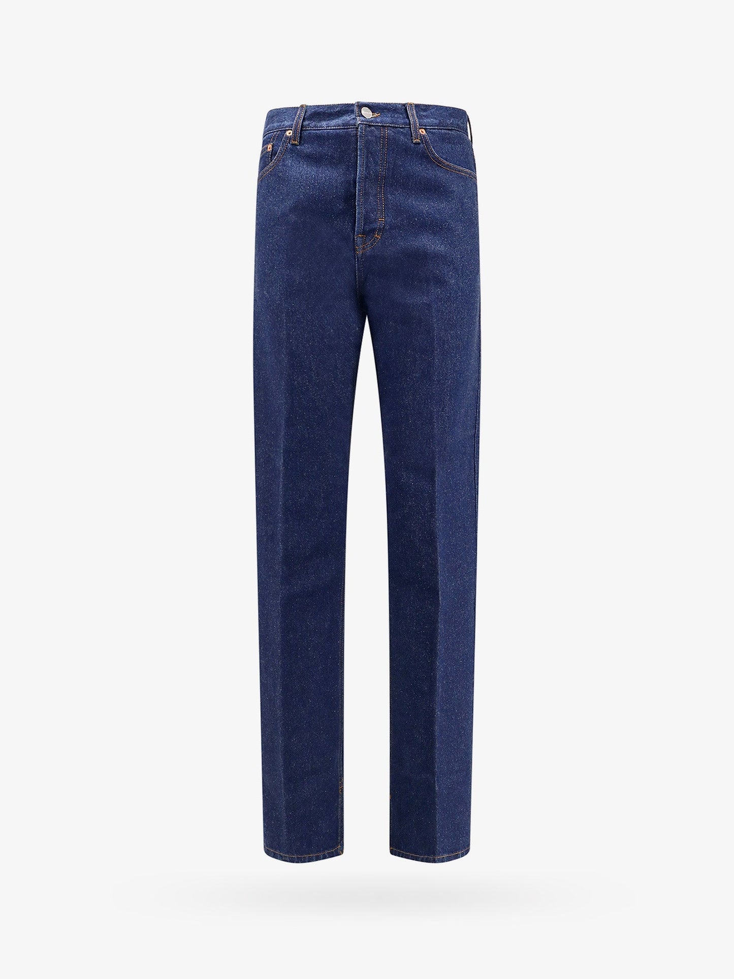 Gucci Cotton Jeans With Back Logo Patch