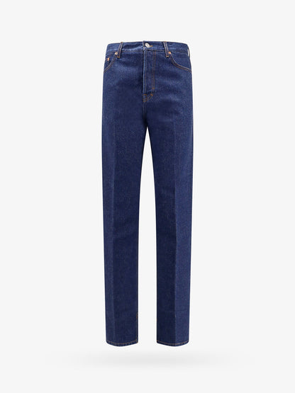 Gucci Cotton Jeans With Back Logo Patch