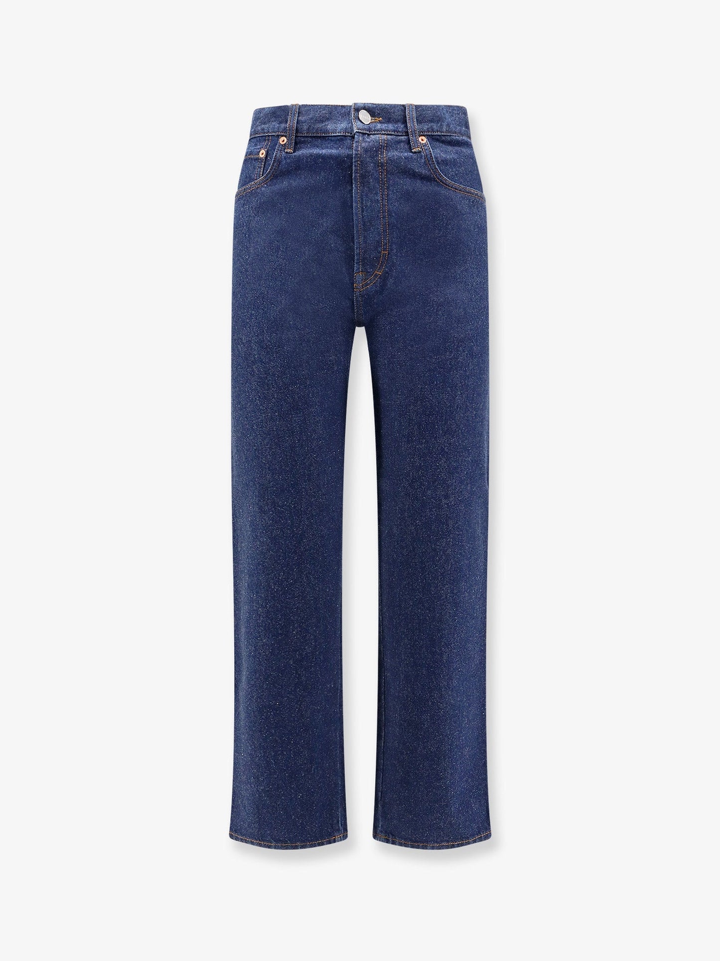 Gucci Cotton Jeans With Back Logo Patch