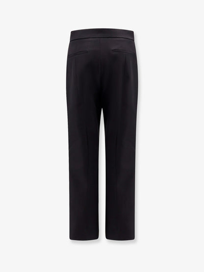 Gucci Wool And Mohair Trouser With Gucci Embroidery