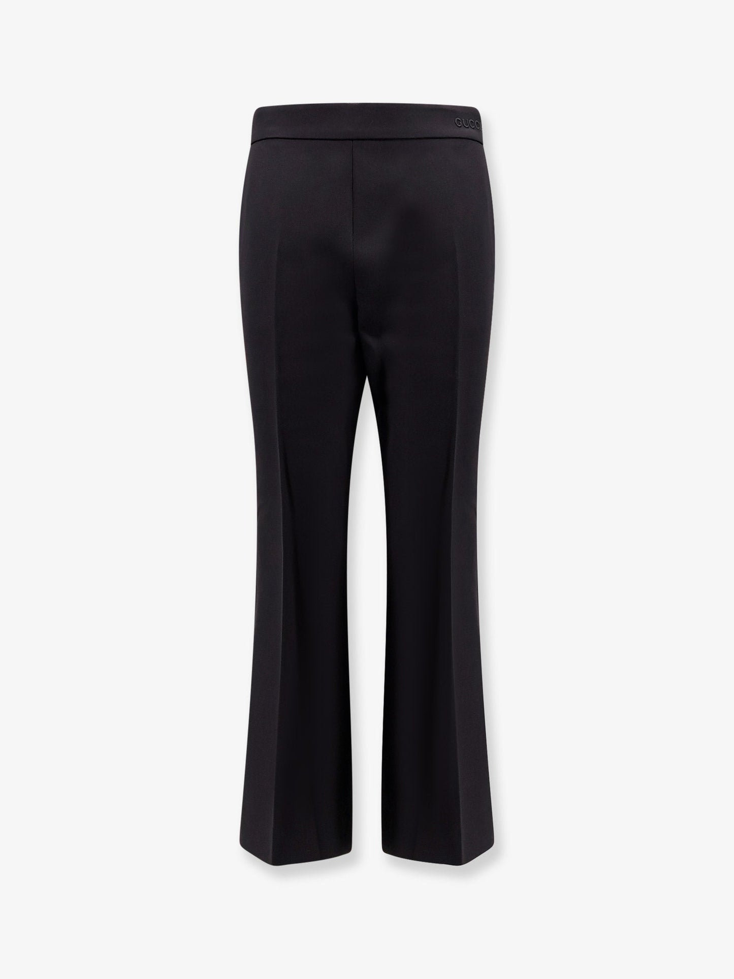 Gucci Wool And Mohair Trouser With Gucci Embroidery