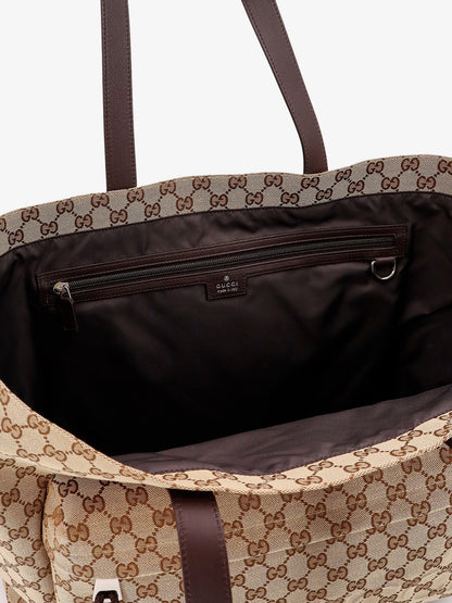Gucci Gg Fabric Shopping Bag
