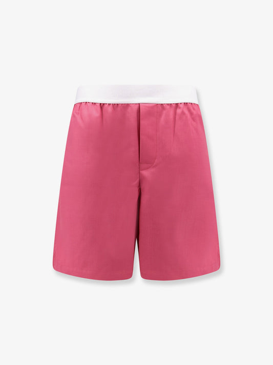 Gucci Wool Shorts With Frontal Logo