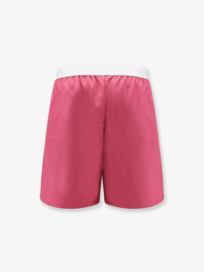 Gucci Wool Shorts With Frontal Logo