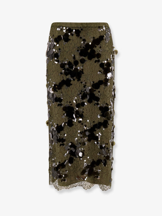 Gucci Laces Skirt With All Over Sequins