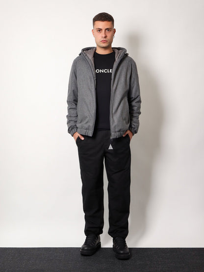 Moncler Cotton Blend Trouser With Drawstring