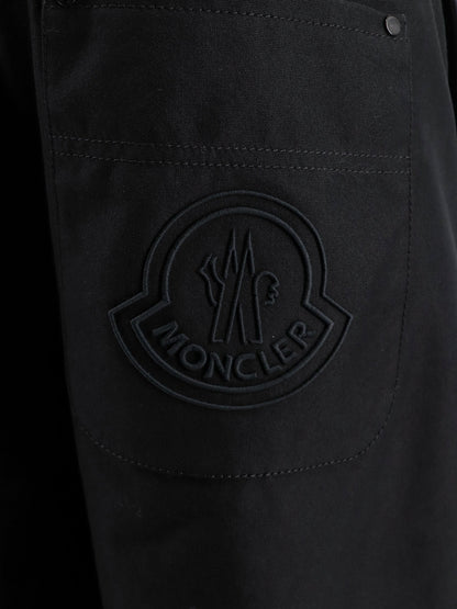 Moncler Cotton Blend Trouser With Drawstring
