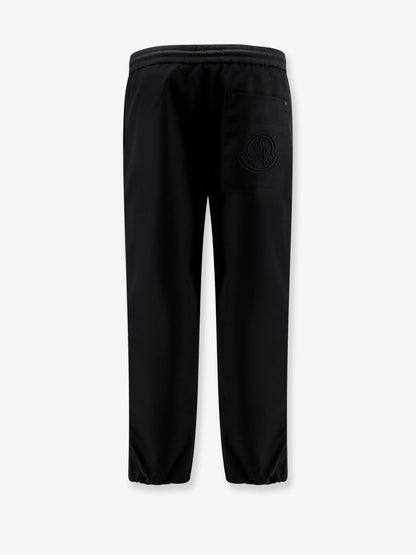 Moncler Cotton Blend Trouser With Drawstring