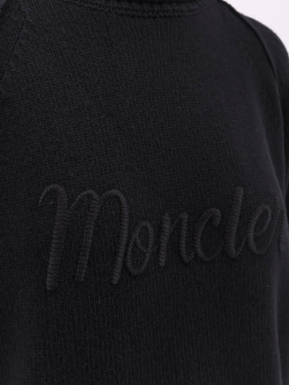 Moncler Virgin Wool And Cashmere Sweater With Moncler Embroidery