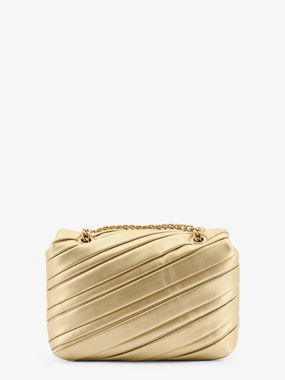 Pinko Recycled Material Shoulder Bag With Love Birds Buckle