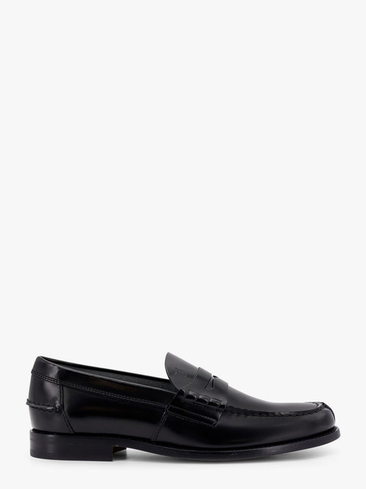 Tod's Leather Loafer With Logo Detail