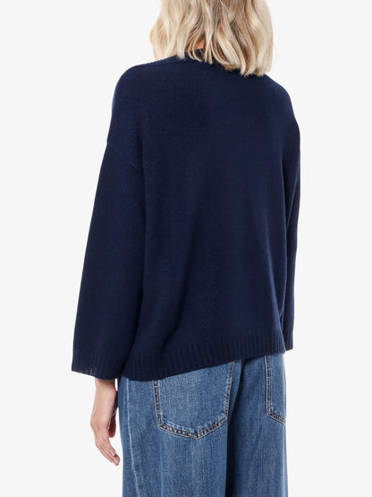 Valentino Cashmere Sweater With Metallic V Detail