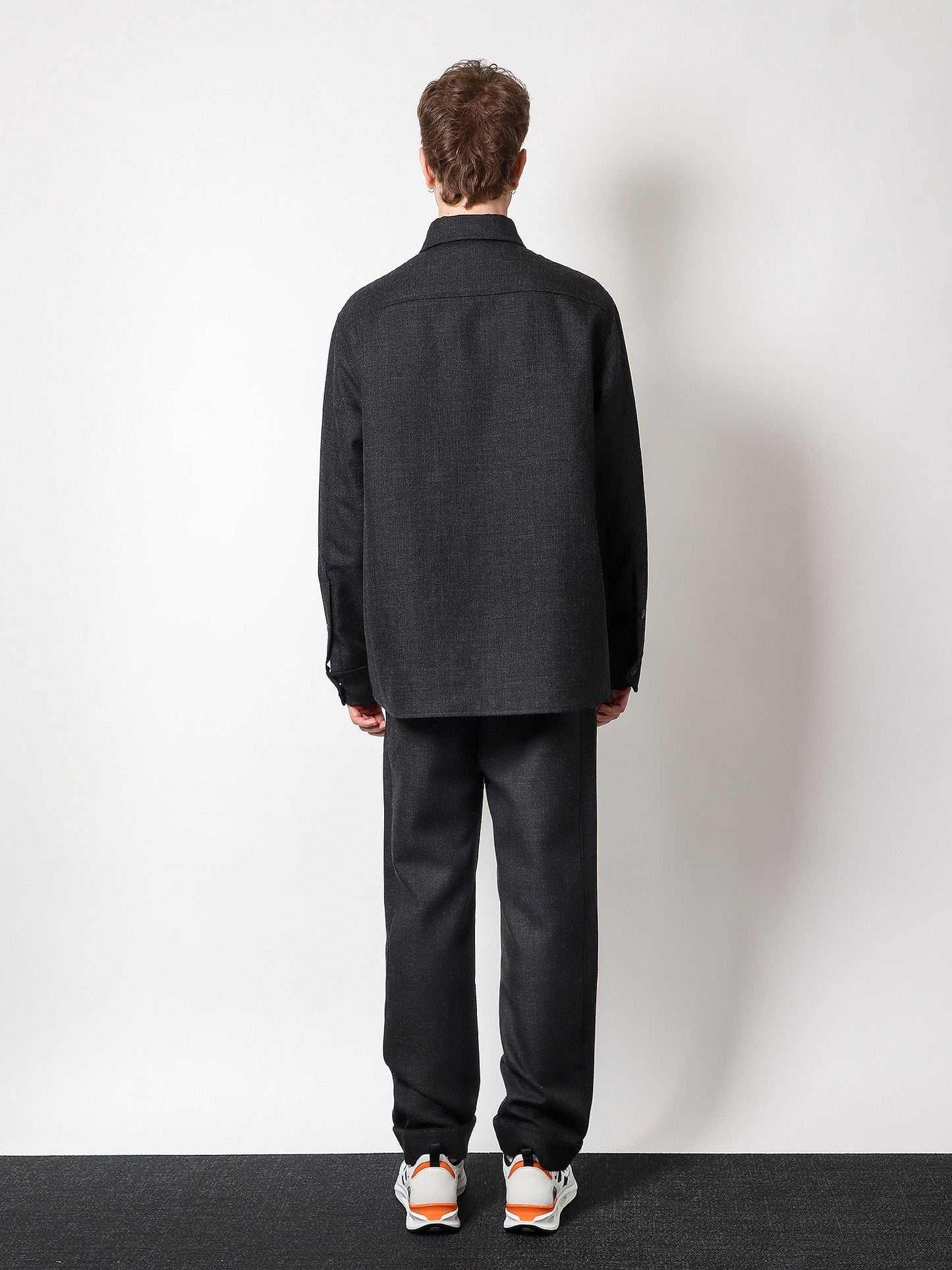 Valentino Virgin Wool Jacket With Metal V Detail