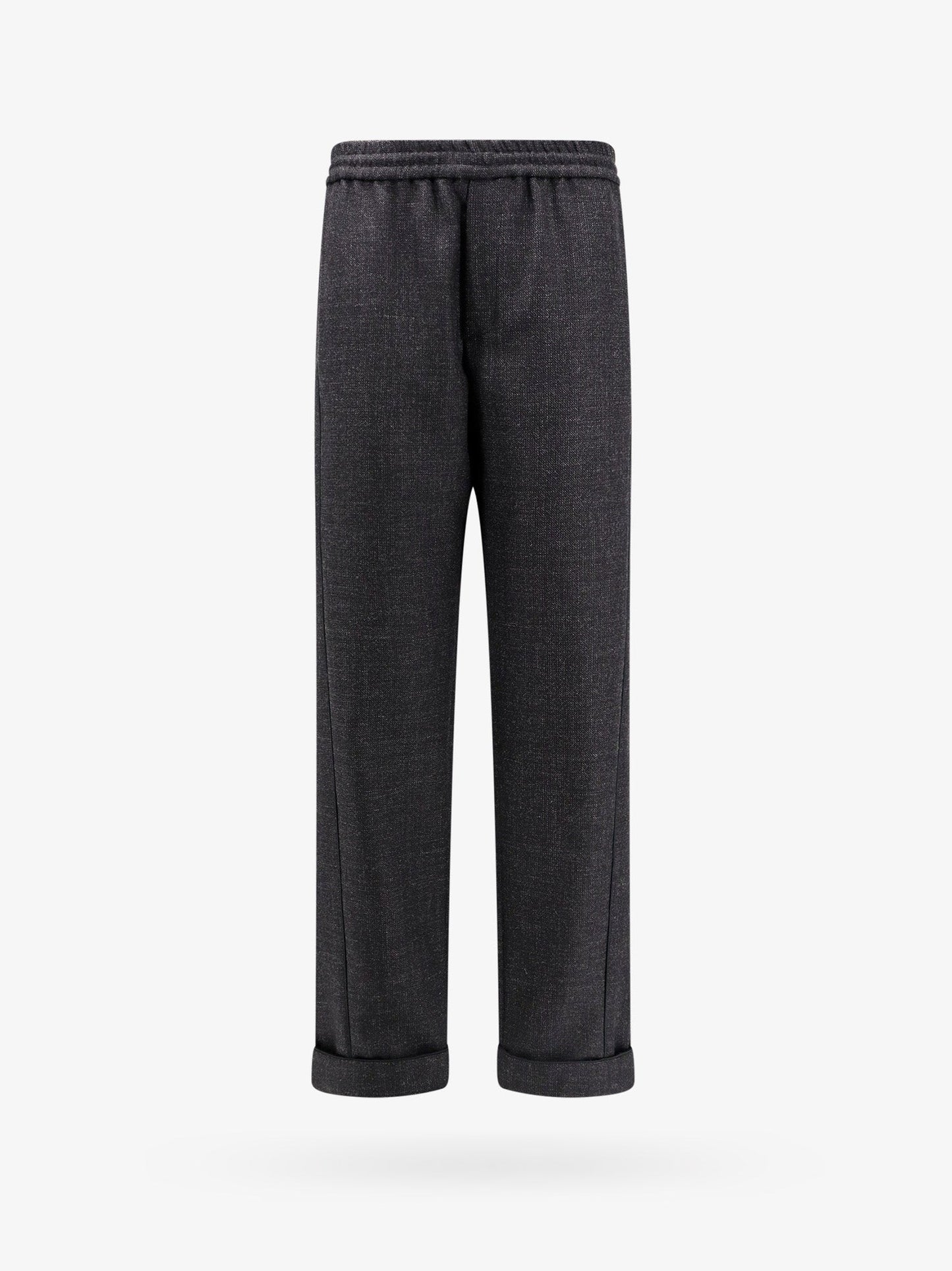 Valentino Virgin Wool Trouser With Fold At The Bottom