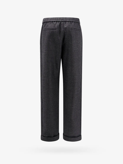 Valentino Virgin Wool Trouser With Fold At The Bottom