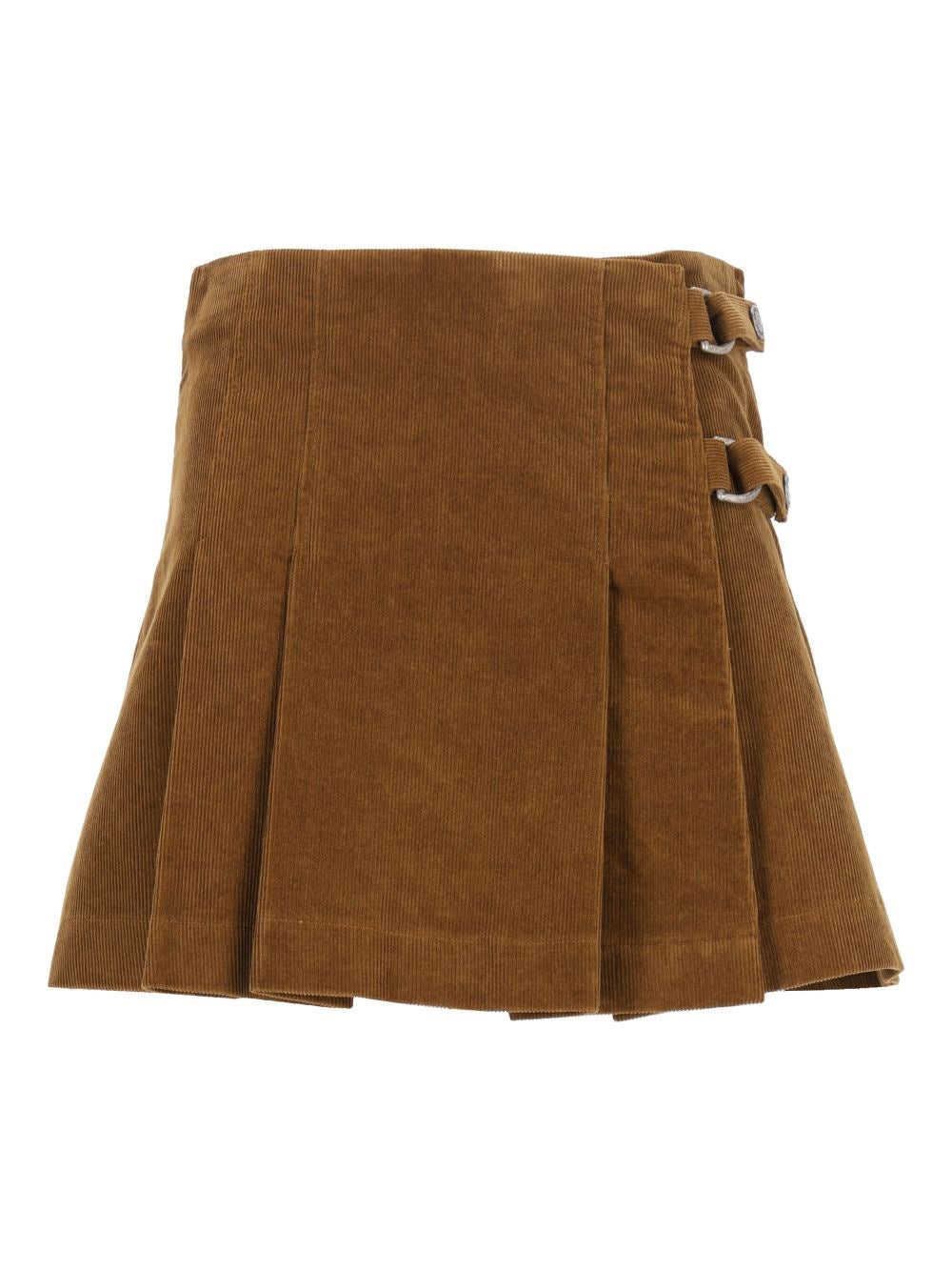 Golden Goose "Journey W's" Wrap Mini Skirt - Brown