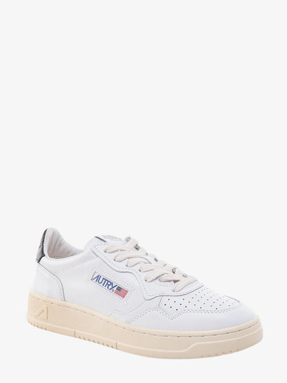 Autry Leather Sneakers With Back Contrasting Patch