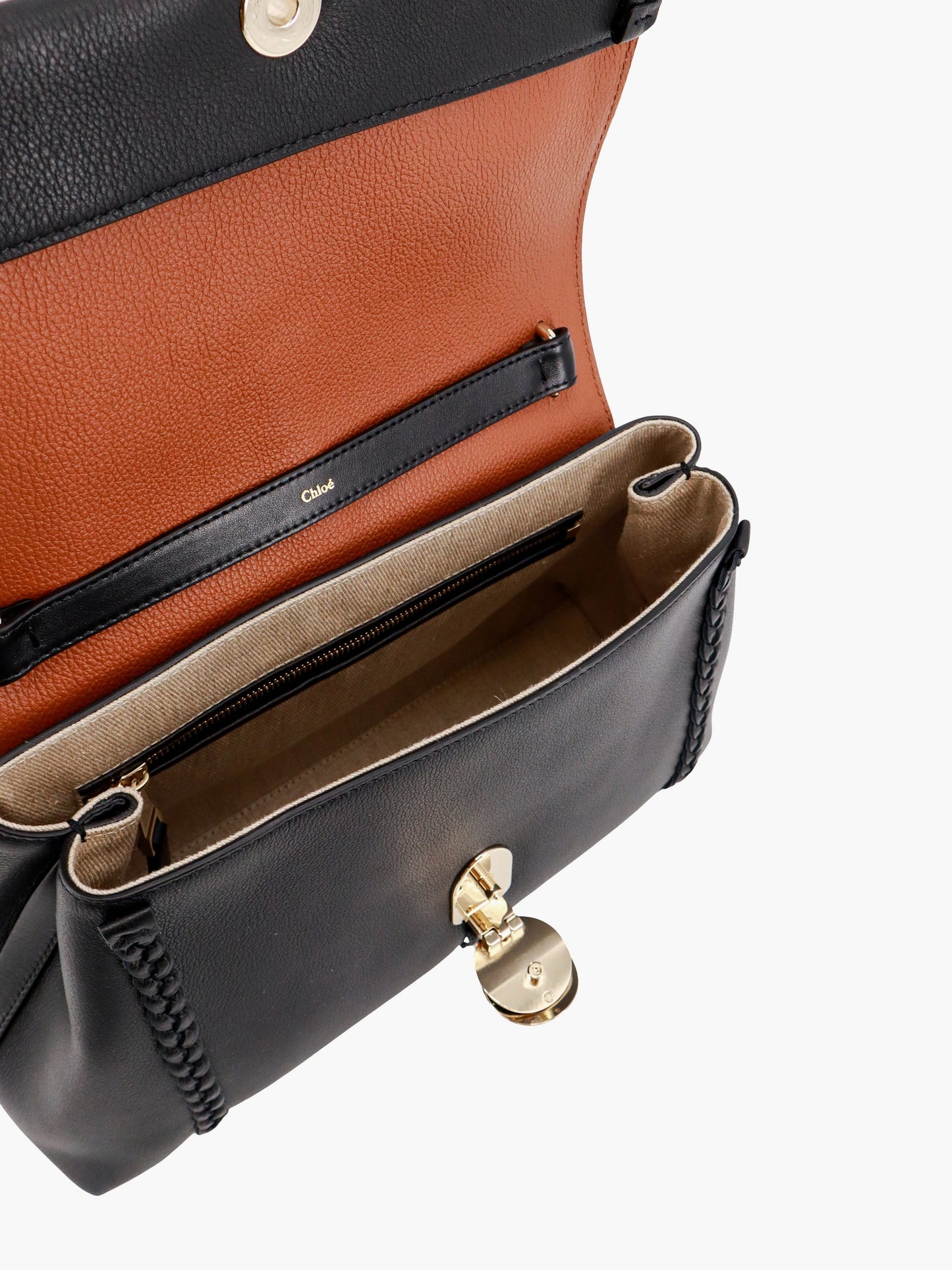 Chloe' Leather Shoulder Bag With Tassels