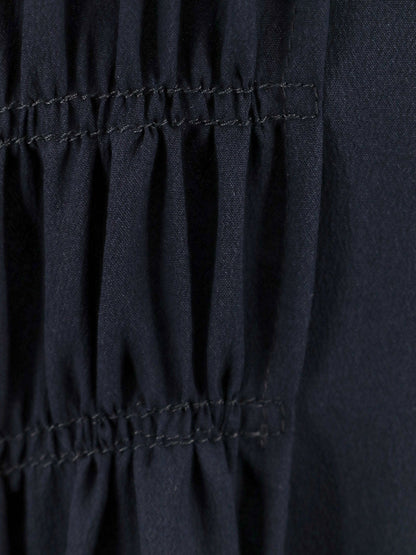 Chloe' Silk Dress With Frontal Drapery