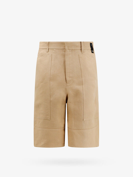 Fendi Paper Canvas Bermuda Shorts