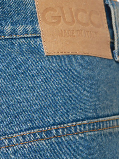 Gucci Cotton Jeans With Maxi Pockets